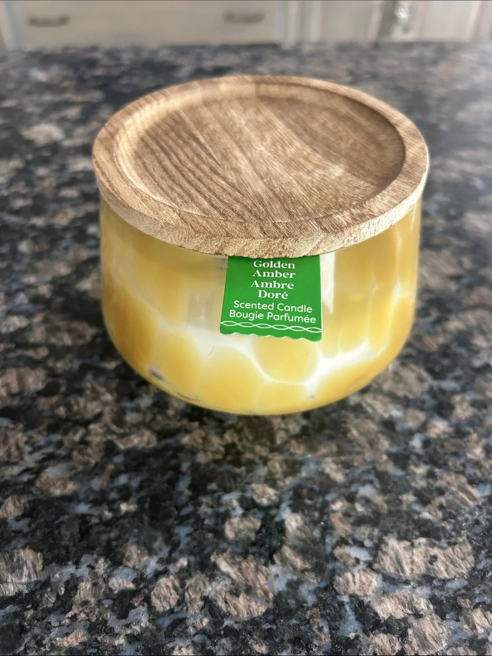 ASHLAND 3WICK SCENTED CANDLE GOLDEN AMBER  13.5OZ NWT